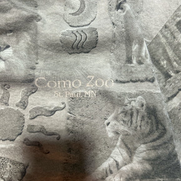 Vintage 90’s Como Zoo Vintage AOP - Picture 3 of 6